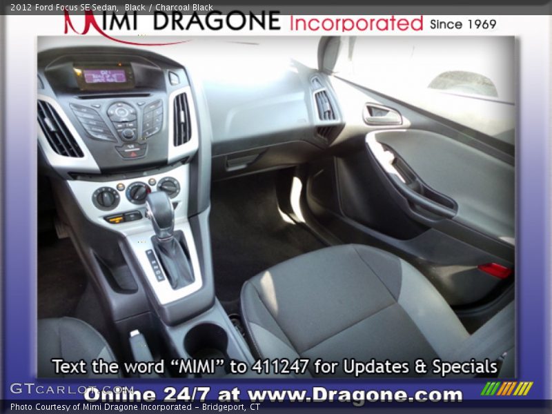 Black / Charcoal Black 2012 Ford Focus SE Sedan