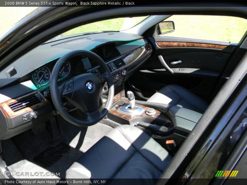 Black Interior - 2008 5 Series 535xi Sports Wagon 