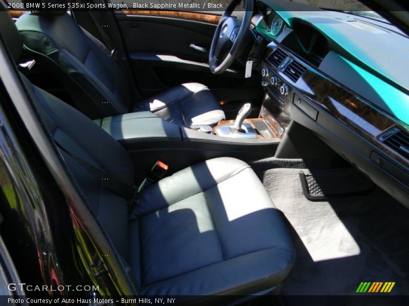 Black Sapphire Metallic / Black 2008 BMW 5 Series 535xi Sports Wagon