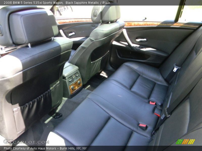 Rear Seat of 2008 5 Series 535xi Sports Wagon