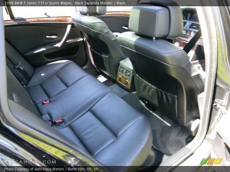 Rear Seat of 2008 5 Series 535xi Sports Wagon