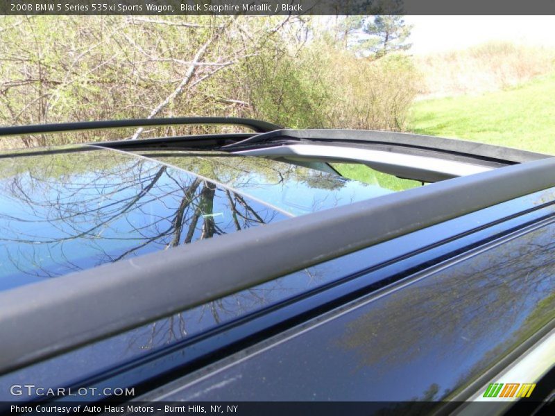 Black Sapphire Metallic / Black 2008 BMW 5 Series 535xi Sports Wagon