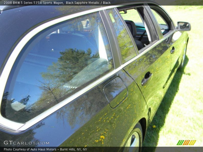 Black Sapphire Metallic / Black 2008 BMW 5 Series 535xi Sports Wagon