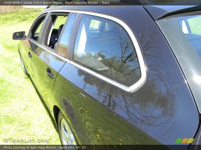Black Sapphire Metallic / Black 2008 BMW 5 Series 535xi Sports Wagon