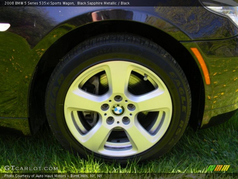 Black Sapphire Metallic / Black 2008 BMW 5 Series 535xi Sports Wagon