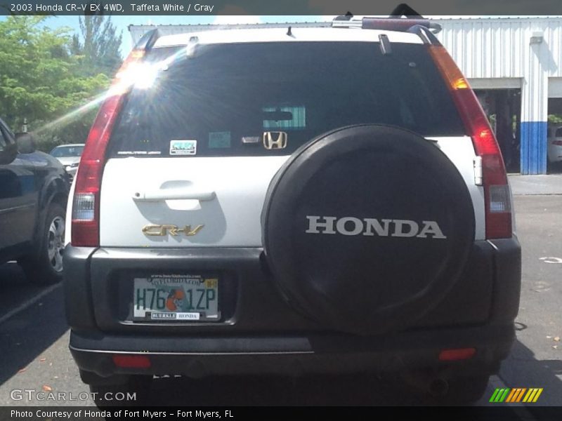 Taffeta White / Gray 2003 Honda CR-V EX 4WD