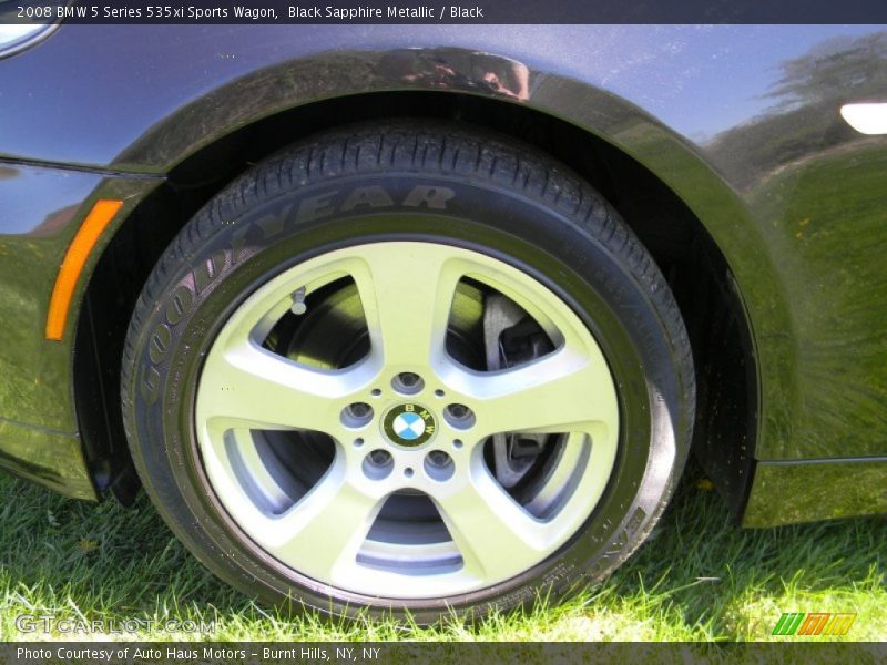 Black Sapphire Metallic / Black 2008 BMW 5 Series 535xi Sports Wagon