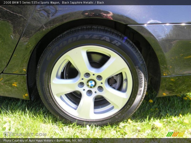 Black Sapphire Metallic / Black 2008 BMW 5 Series 535xi Sports Wagon