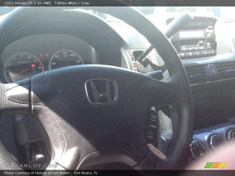 Taffeta White / Gray 2003 Honda CR-V EX 4WD