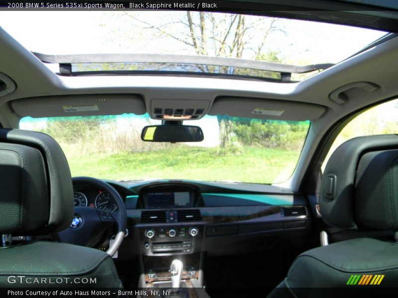 Black Sapphire Metallic / Black 2008 BMW 5 Series 535xi Sports Wagon