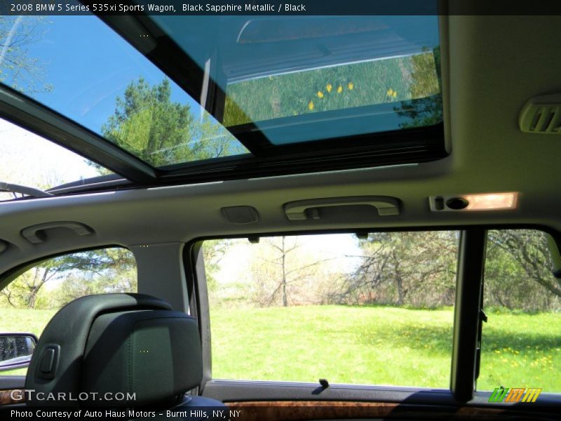 Black Sapphire Metallic / Black 2008 BMW 5 Series 535xi Sports Wagon