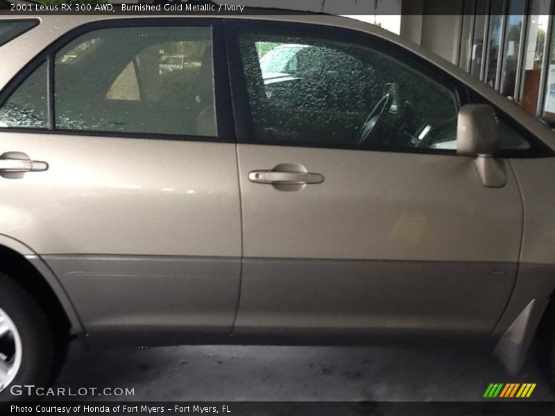 Burnished Gold Metallic / Ivory 2001 Lexus RX 300 AWD