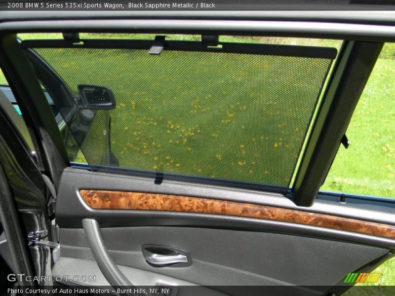 Black Sapphire Metallic / Black 2008 BMW 5 Series 535xi Sports Wagon