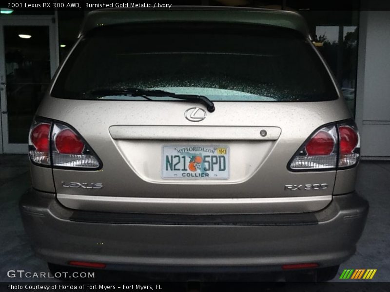 Burnished Gold Metallic / Ivory 2001 Lexus RX 300 AWD