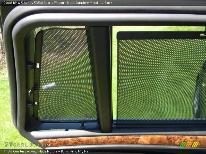 Black Sapphire Metallic / Black 2008 BMW 5 Series 535xi Sports Wagon