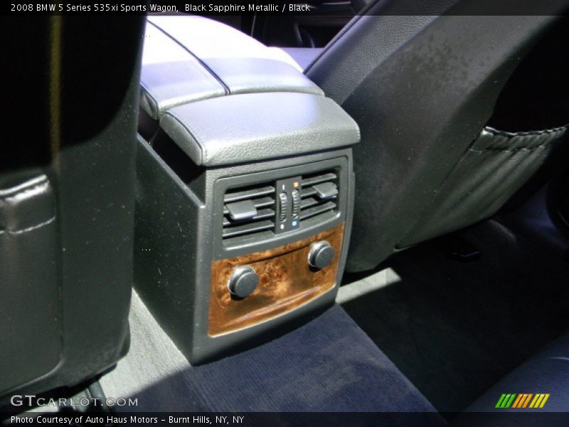 Black Sapphire Metallic / Black 2008 BMW 5 Series 535xi Sports Wagon