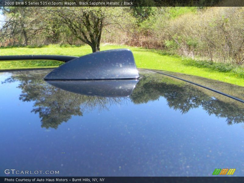 Black Sapphire Metallic / Black 2008 BMW 5 Series 535xi Sports Wagon