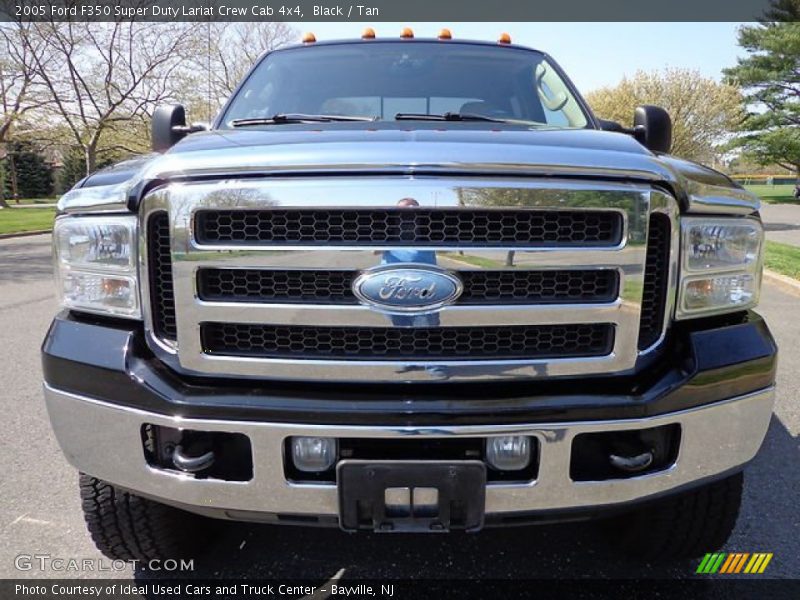 Black / Tan 2005 Ford F350 Super Duty Lariat Crew Cab 4x4