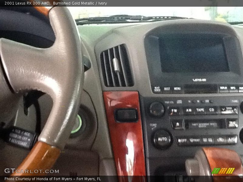 Burnished Gold Metallic / Ivory 2001 Lexus RX 300 AWD