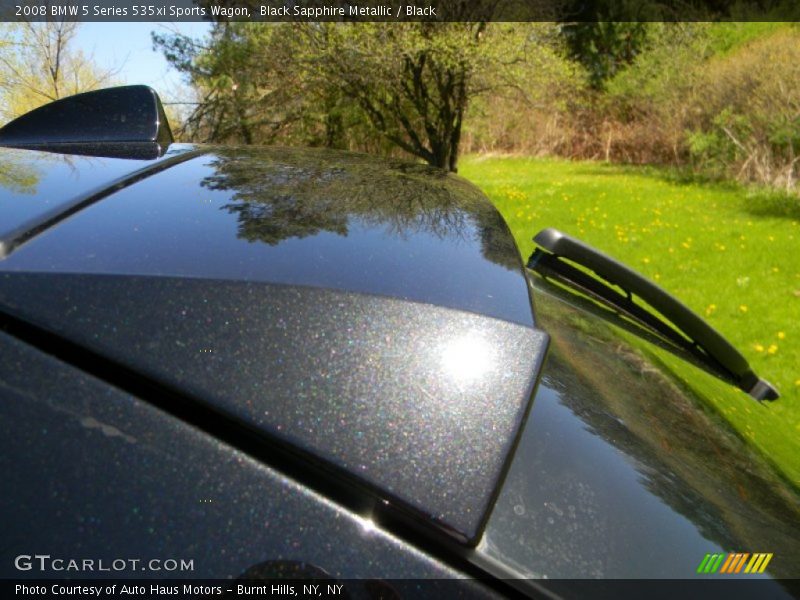 Black Sapphire Metallic / Black 2008 BMW 5 Series 535xi Sports Wagon