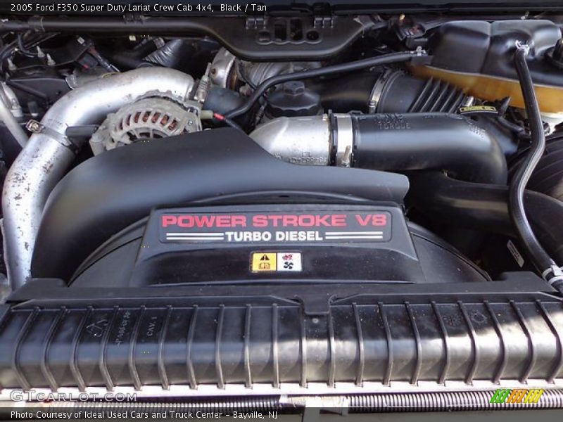 Black / Tan 2005 Ford F350 Super Duty Lariat Crew Cab 4x4