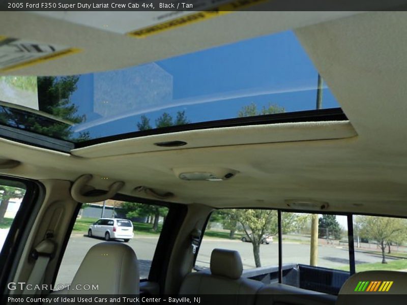 Black / Tan 2005 Ford F350 Super Duty Lariat Crew Cab 4x4