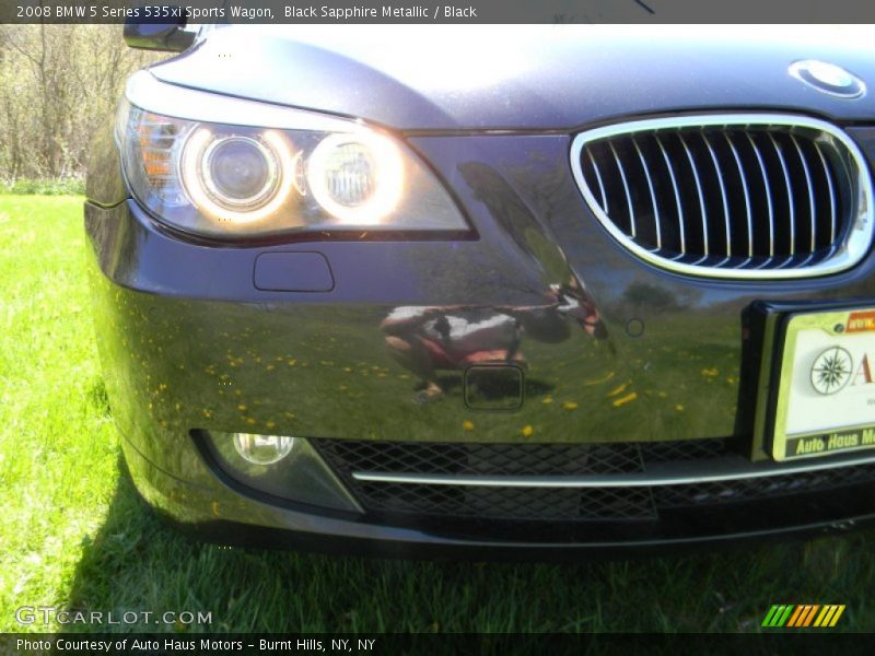 Black Sapphire Metallic / Black 2008 BMW 5 Series 535xi Sports Wagon