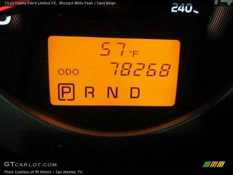 Blizzard White Pearl / Sand Beige 2010 Toyota RAV4 Limited V6