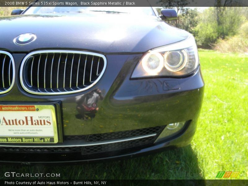 Black Sapphire Metallic / Black 2008 BMW 5 Series 535xi Sports Wagon