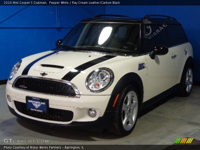 Pepper White / Ray Cream Leather/Carbon Black 2010 Mini Cooper S Clubman