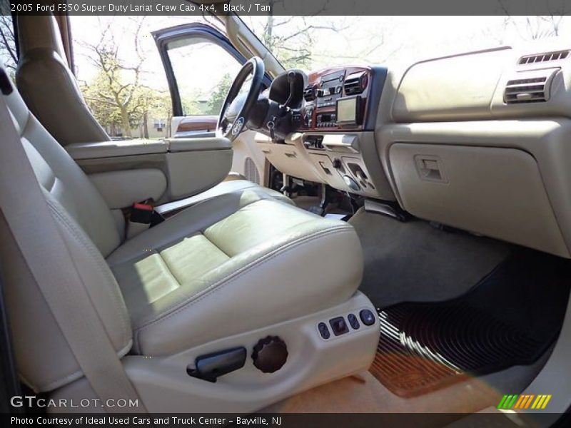 Black / Tan 2005 Ford F350 Super Duty Lariat Crew Cab 4x4