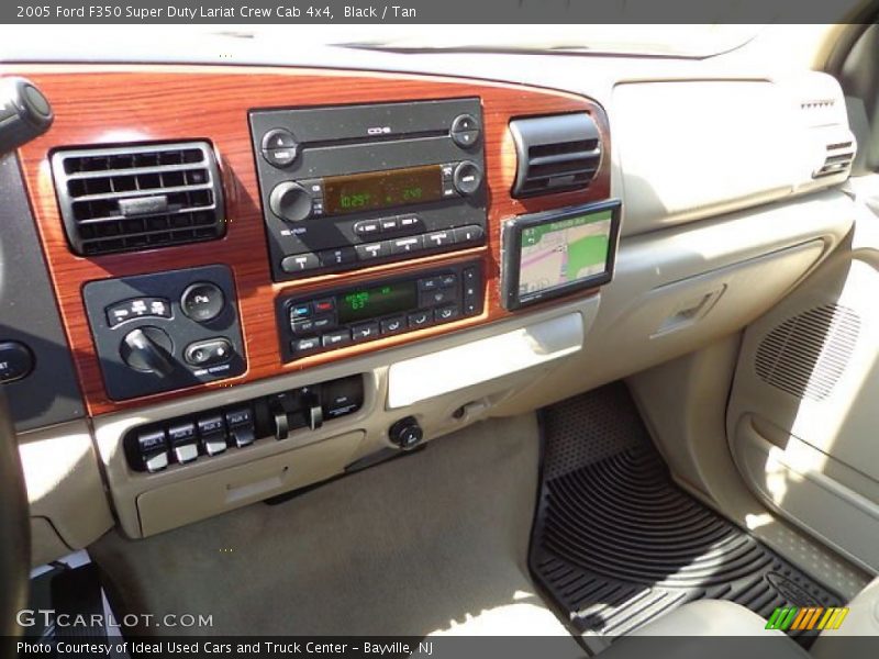 Black / Tan 2005 Ford F350 Super Duty Lariat Crew Cab 4x4