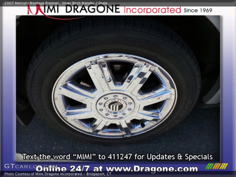 Silver Birch Metallic / Shale 2007 Mercury Montego Premier