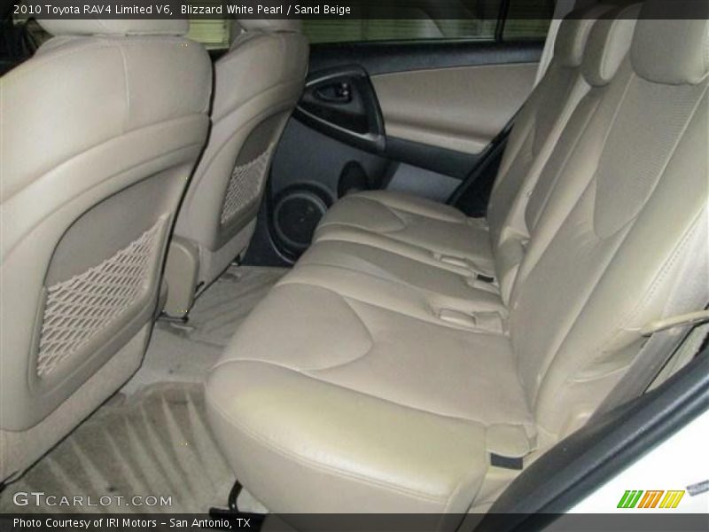 Blizzard White Pearl / Sand Beige 2010 Toyota RAV4 Limited V6