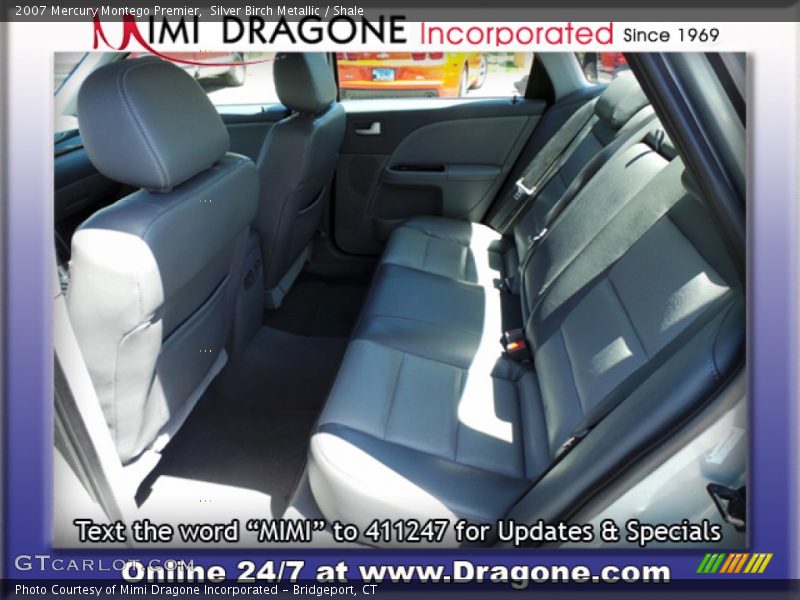 Silver Birch Metallic / Shale 2007 Mercury Montego Premier