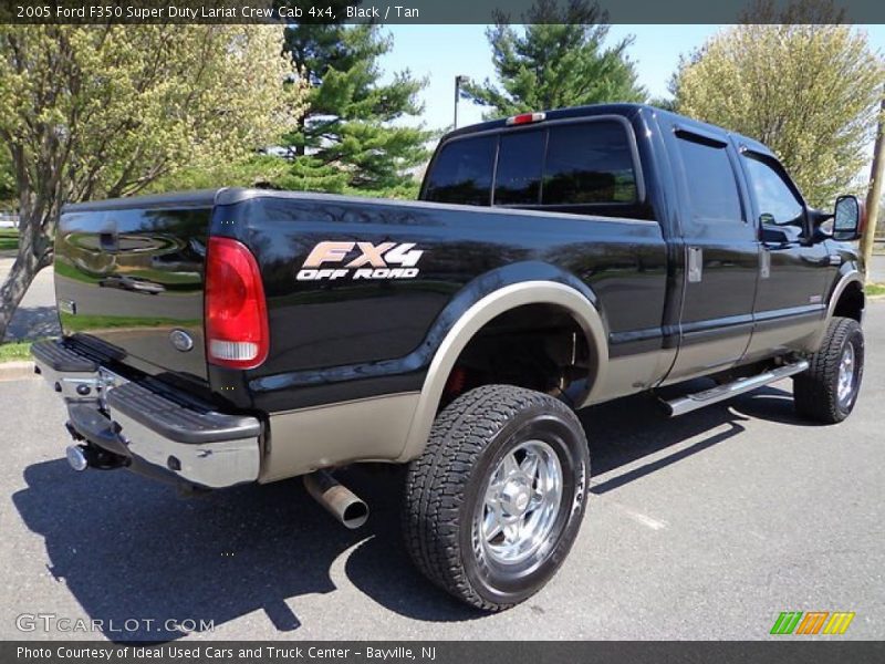 Black / Tan 2005 Ford F350 Super Duty Lariat Crew Cab 4x4