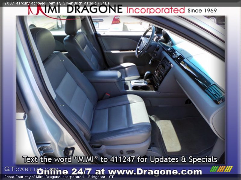 Silver Birch Metallic / Shale 2007 Mercury Montego Premier