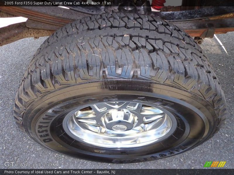 Black / Tan 2005 Ford F350 Super Duty Lariat Crew Cab 4x4