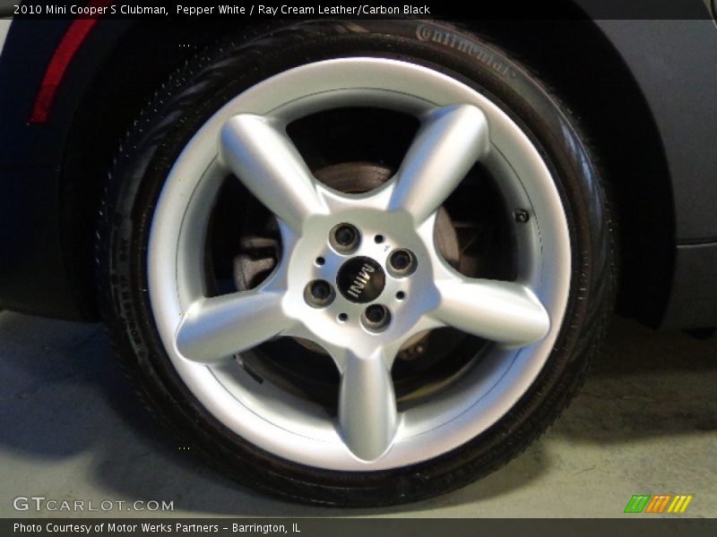 Pepper White / Ray Cream Leather/Carbon Black 2010 Mini Cooper S Clubman