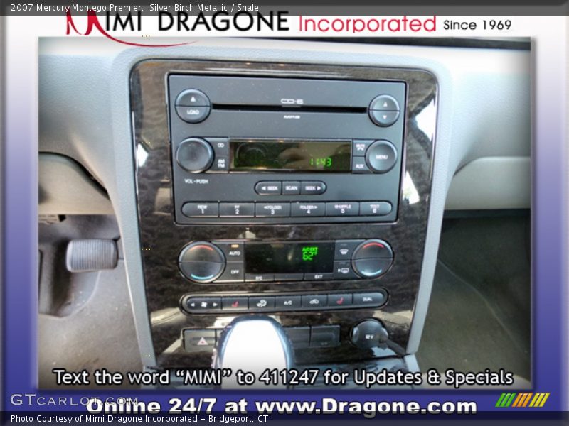 Silver Birch Metallic / Shale 2007 Mercury Montego Premier
