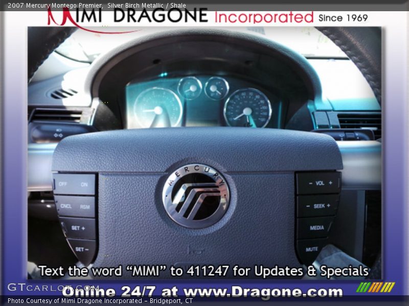 Silver Birch Metallic / Shale 2007 Mercury Montego Premier