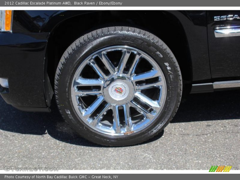 Black Raven / Ebony/Ebony 2012 Cadillac Escalade Platinum AWD