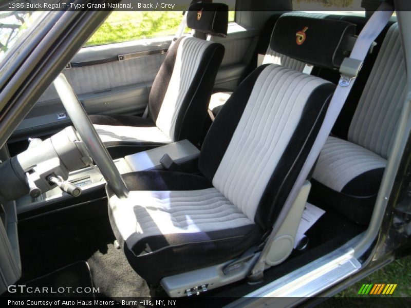  1986 Regal T-Type Grand National Grey Interior