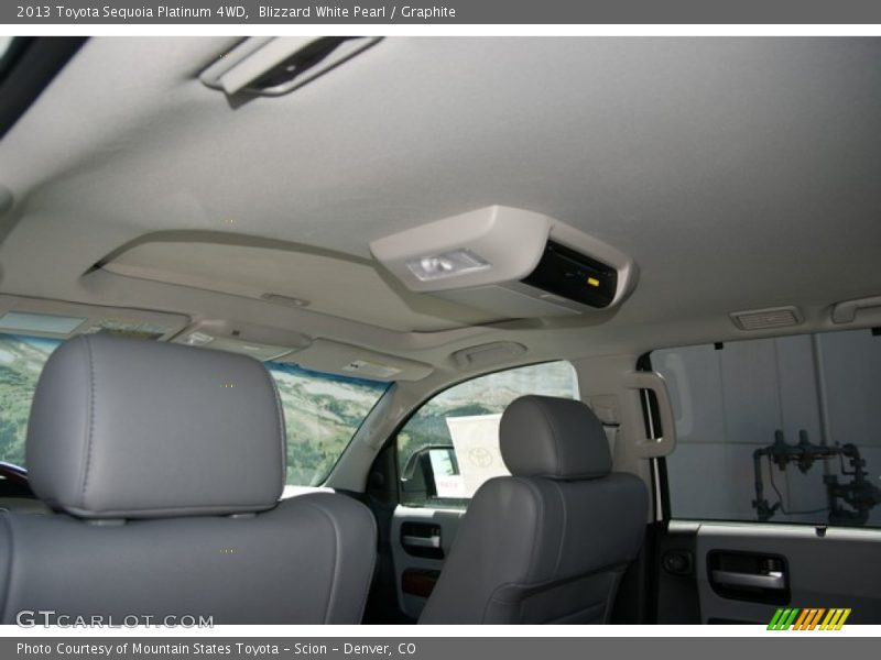 Blizzard White Pearl / Graphite 2013 Toyota Sequoia Platinum 4WD
