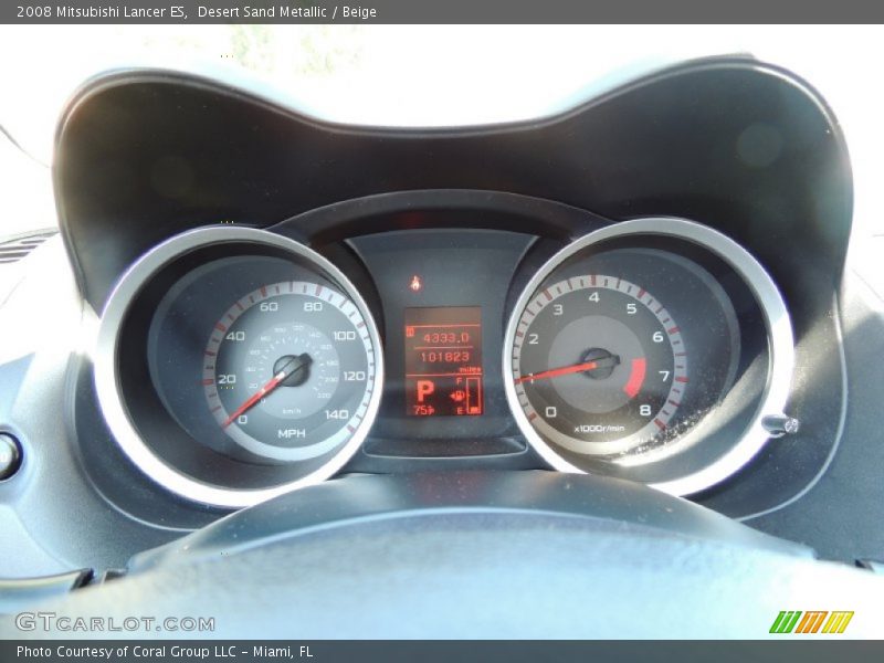 Desert Sand Metallic / Beige 2008 Mitsubishi Lancer ES