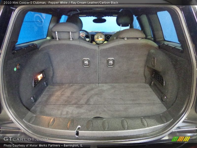 Pepper White / Ray Cream Leather/Carbon Black 2010 Mini Cooper S Clubman