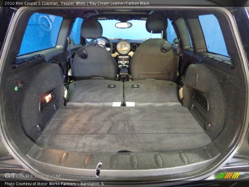 Pepper White / Ray Cream Leather/Carbon Black 2010 Mini Cooper S Clubman