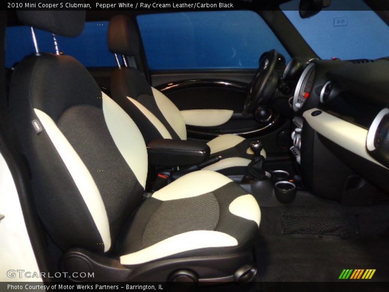 Pepper White / Ray Cream Leather/Carbon Black 2010 Mini Cooper S Clubman