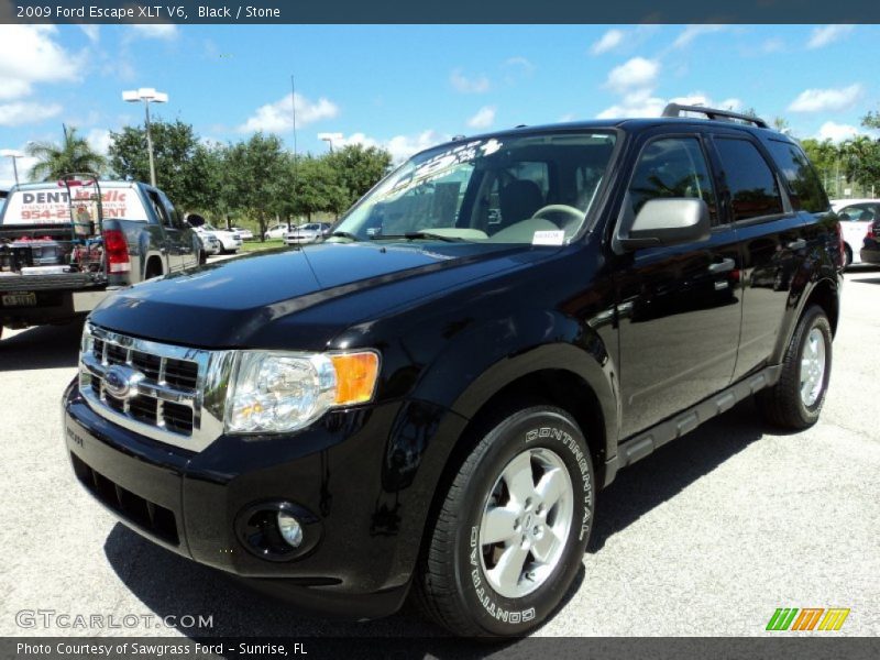 Black / Stone 2009 Ford Escape XLT V6