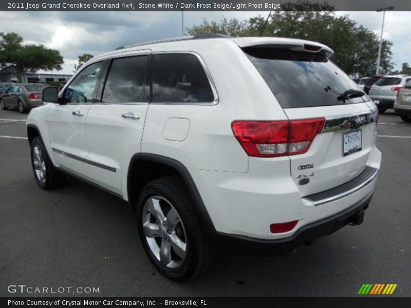 Stone White / Dark Frost Beige/Light Frost Beige 2011 Jeep Grand Cherokee Overland 4x4